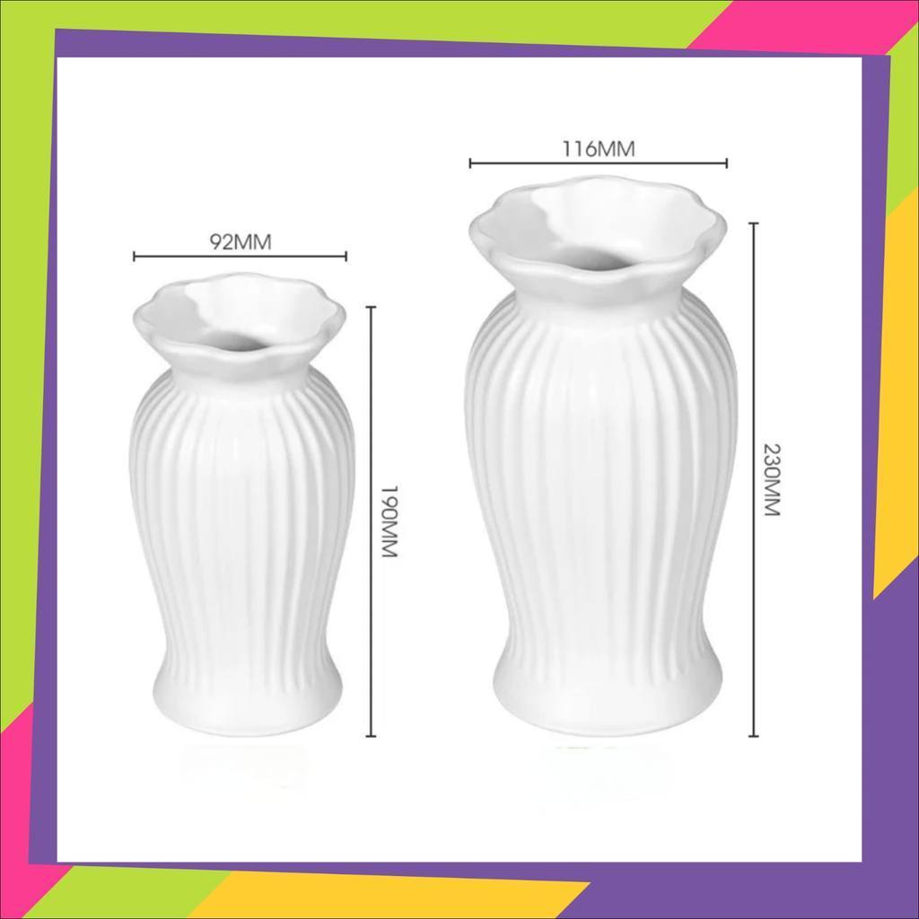 1998VAS / Vas bunga plastik aesthetic hiasan rumah minimalis / Pot bunga plastik hiasan ruangan / va