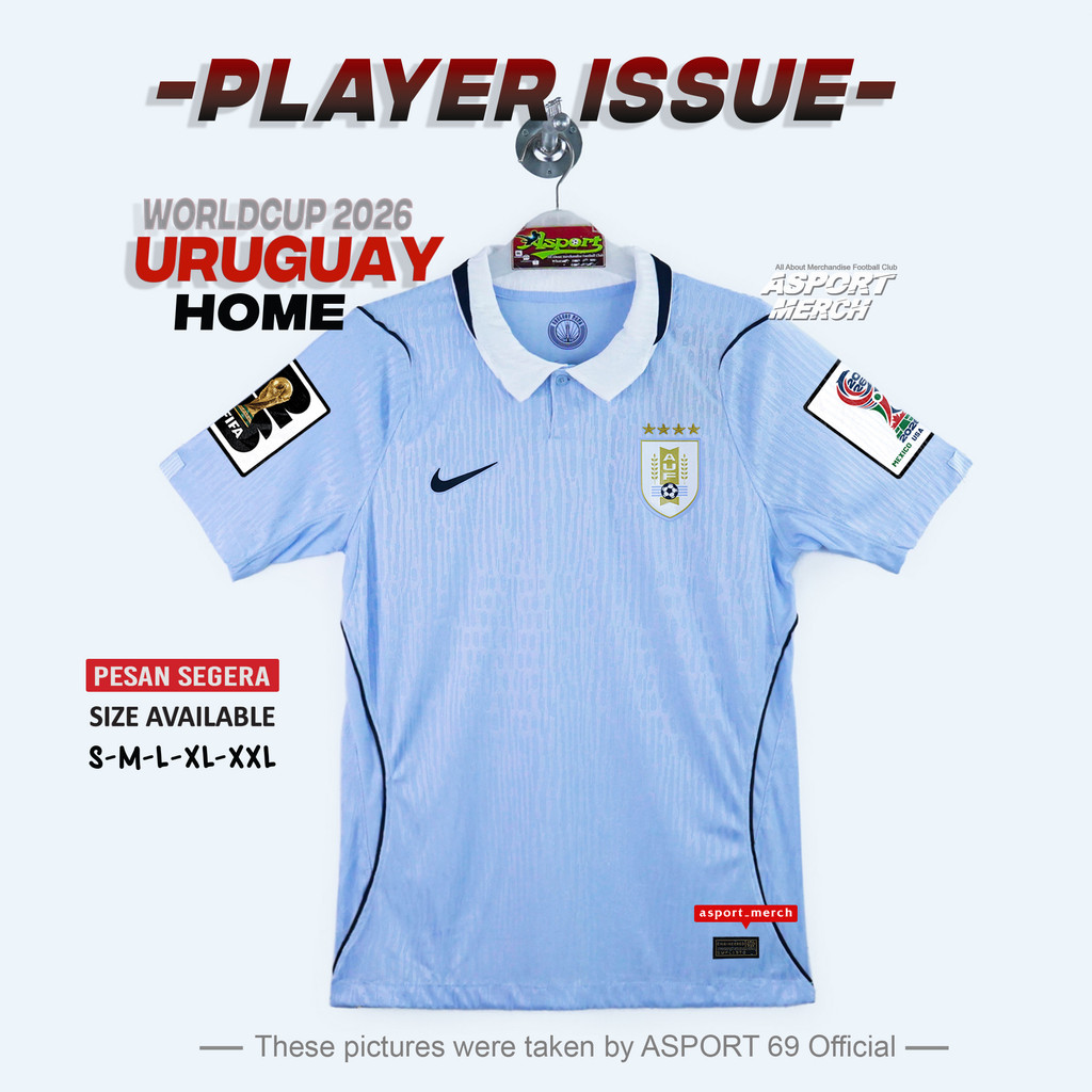 JERSEY PLAYER ISSUE URUGUAY HOME 2026 slimfit world cup PI PILDUN