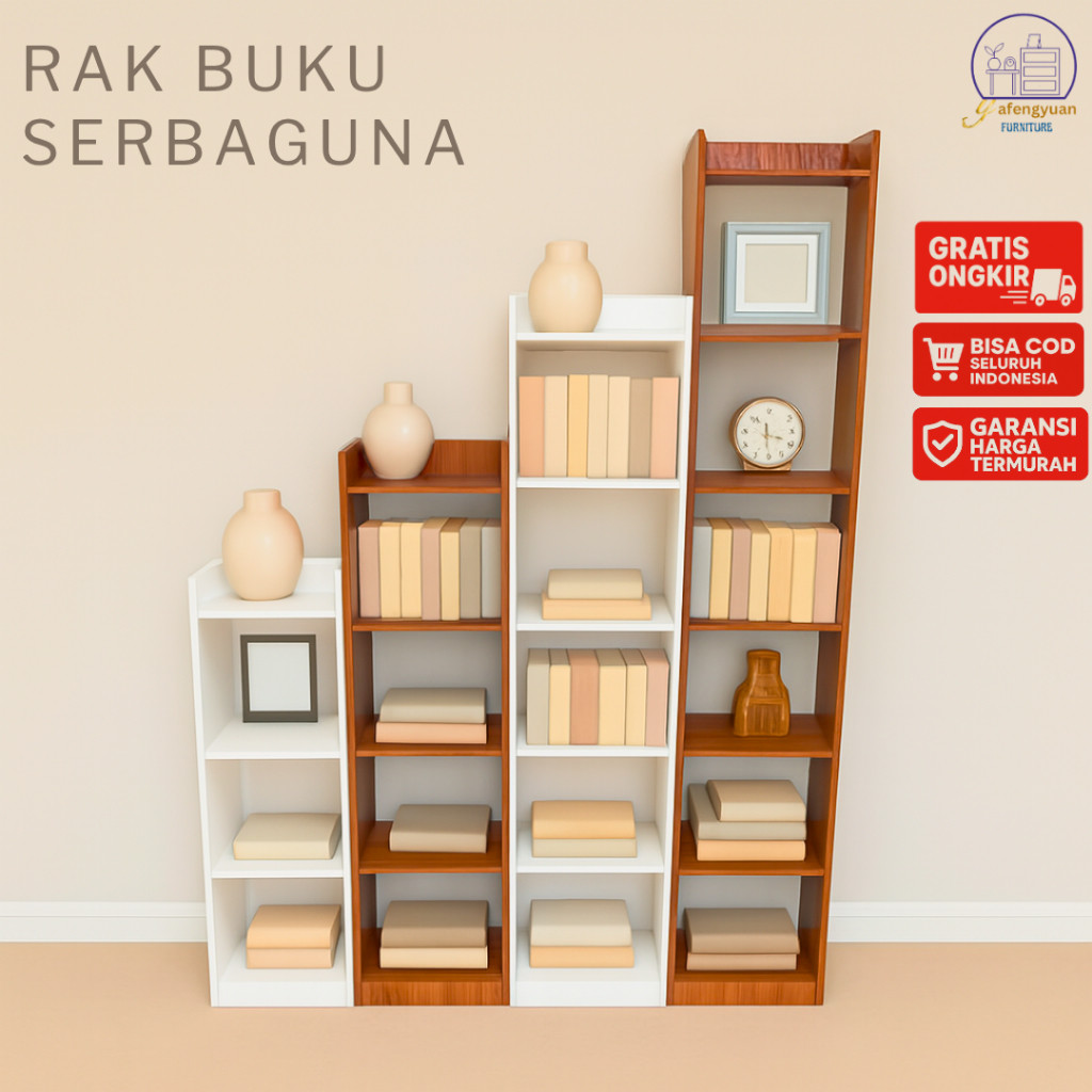 bahan full kayu Rak Susun Serbaguna Rak buku Susun Minimalis Aesthetic Rak Susun Serbaguna Kayu Lema