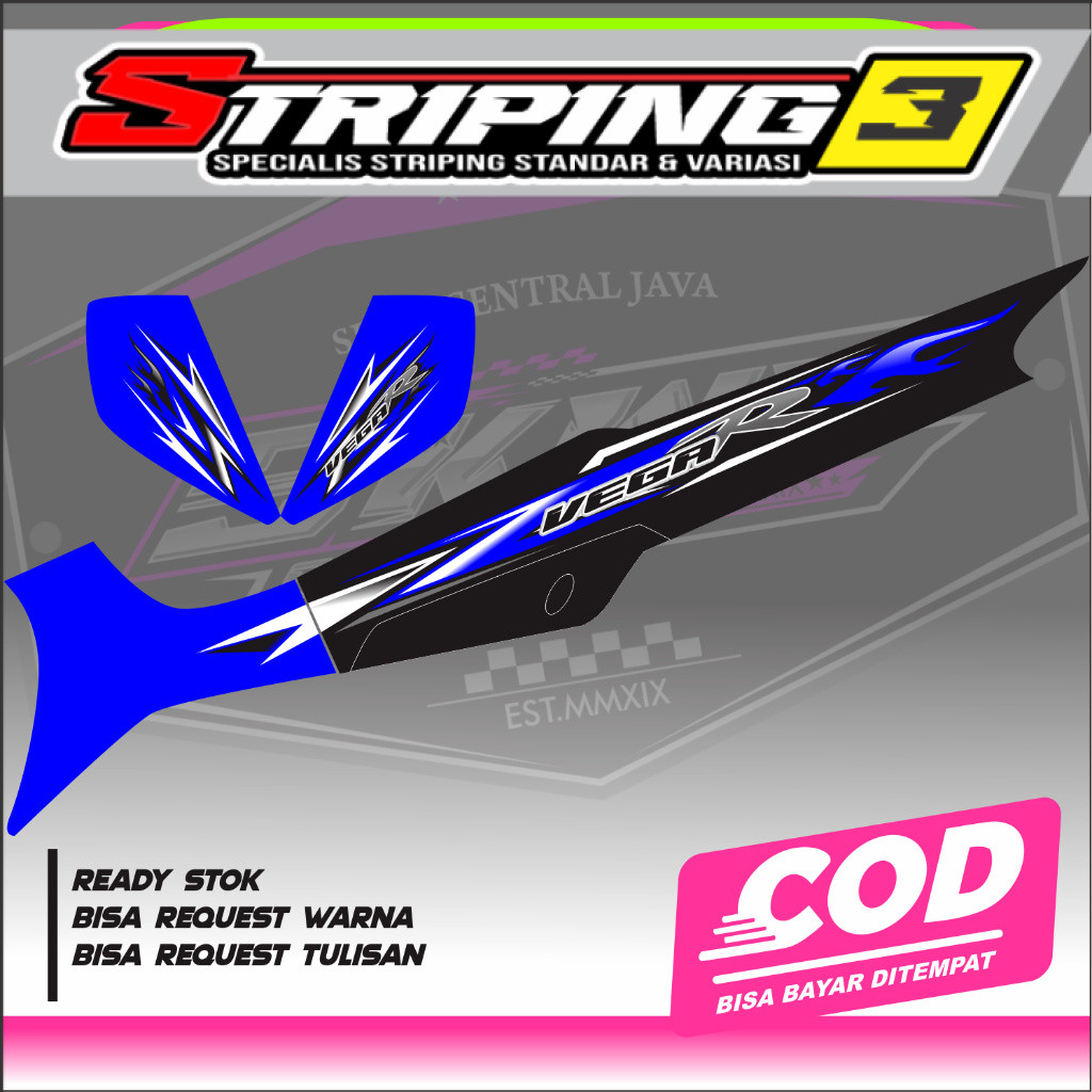 Striping Vega R Vega Lama Vega Kotak Variasi Custom
