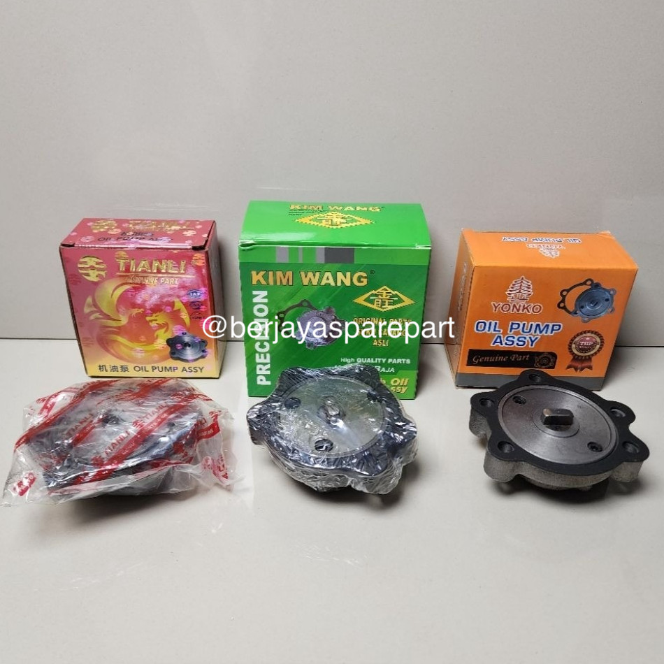 (PREMIUM) Pompa Oli Komplit / Lub Oil Pump Assy Mesin Diesel Dongfeng Tianli S1110 S1115 20pk 23pk