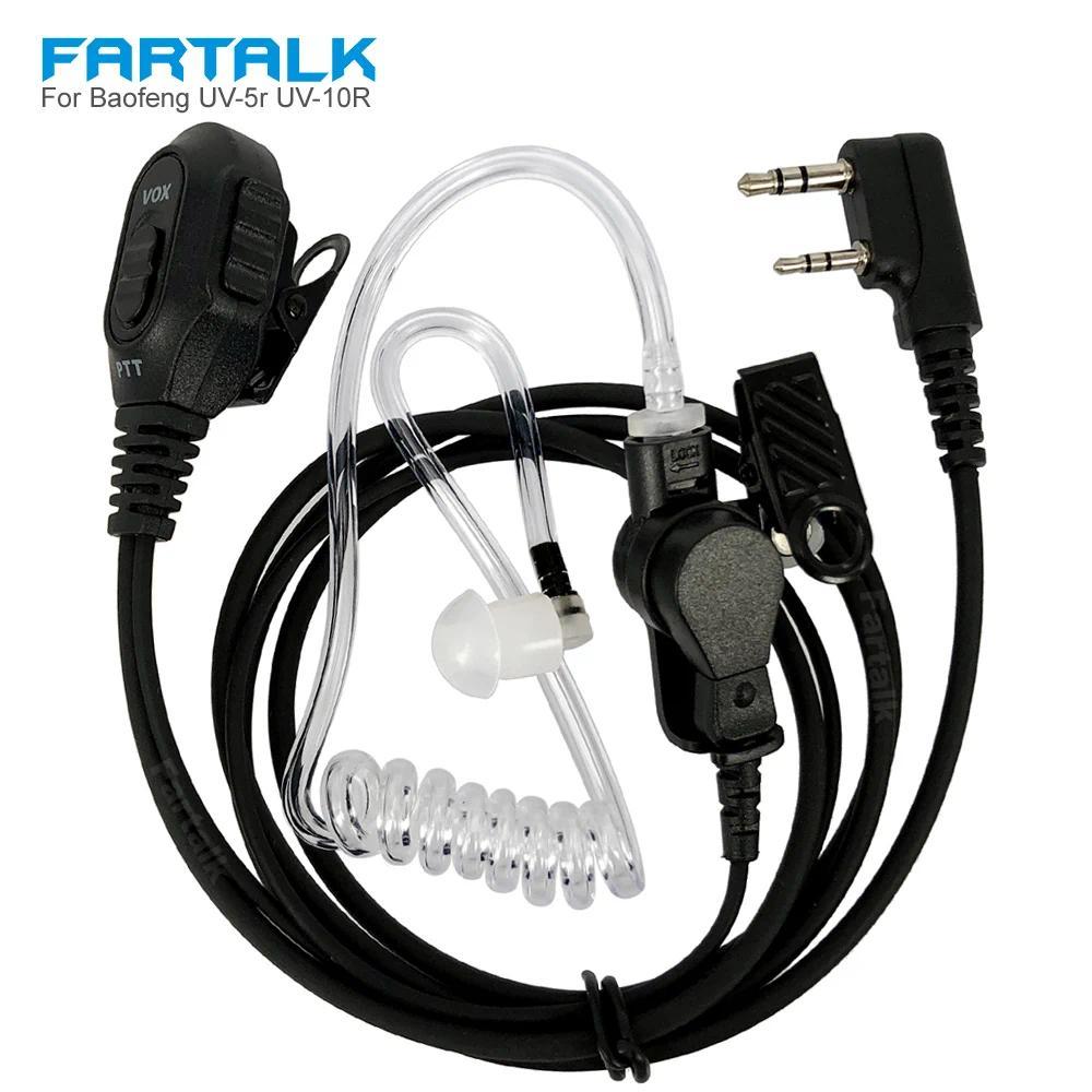 VOX Earpiece Headset Mic For Baofeng UV-5r BF-888S UV-10R UV5R BF-X3 DM-5R UV-S9 Plus TYT MD-380 DM-