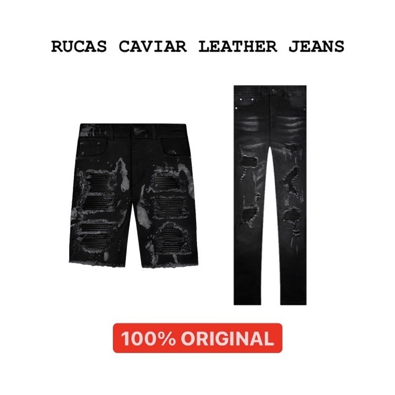 RUCAS CAVIAR LEATHER BIKER SHORTS / LONG / DELIVERY II / CAVIAR LEATHER V2