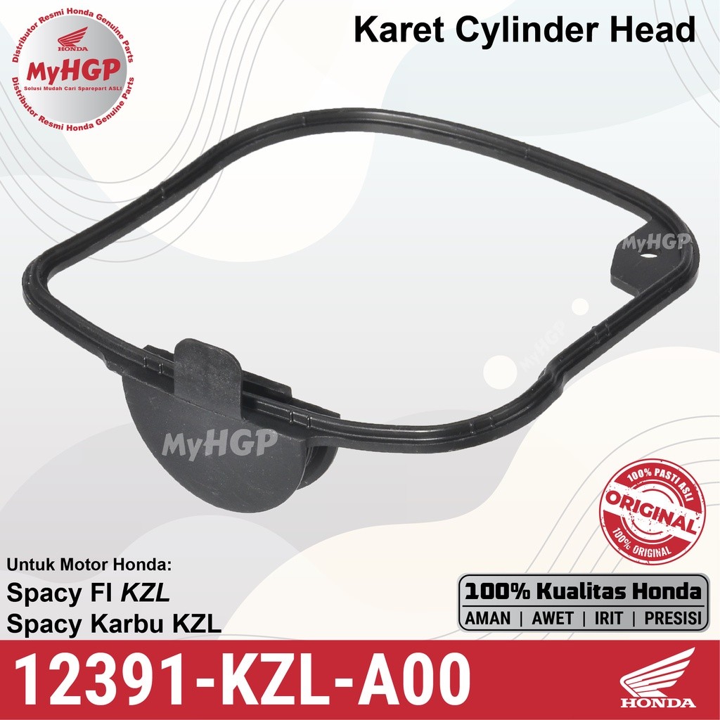 12391KZLA00 Gasket Head Cover Spacy Karbu / Karburator 12391-KZL-A00 12391 KZL A00  Karet Silinder K