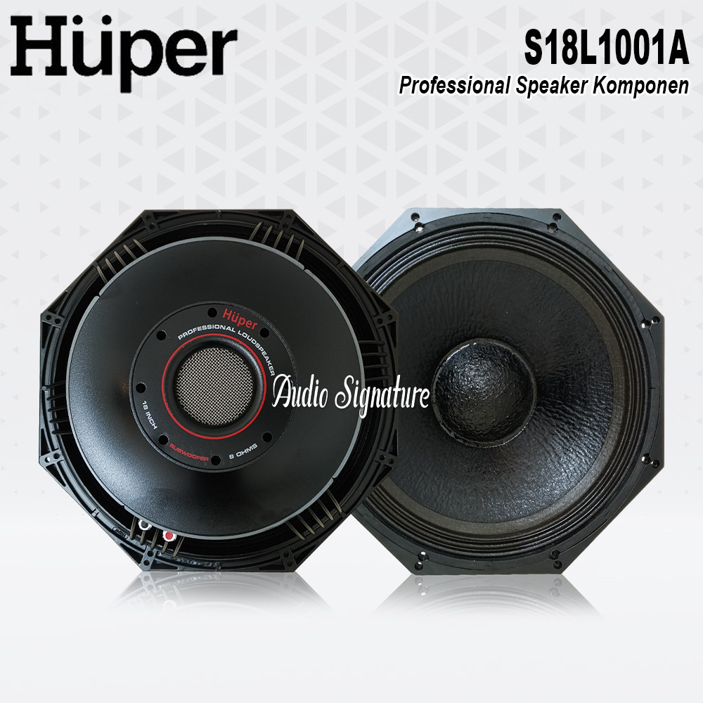 Komponen Speaker 18 Inch HUPER 1000 Watt S18L1001A / S18 L1001A