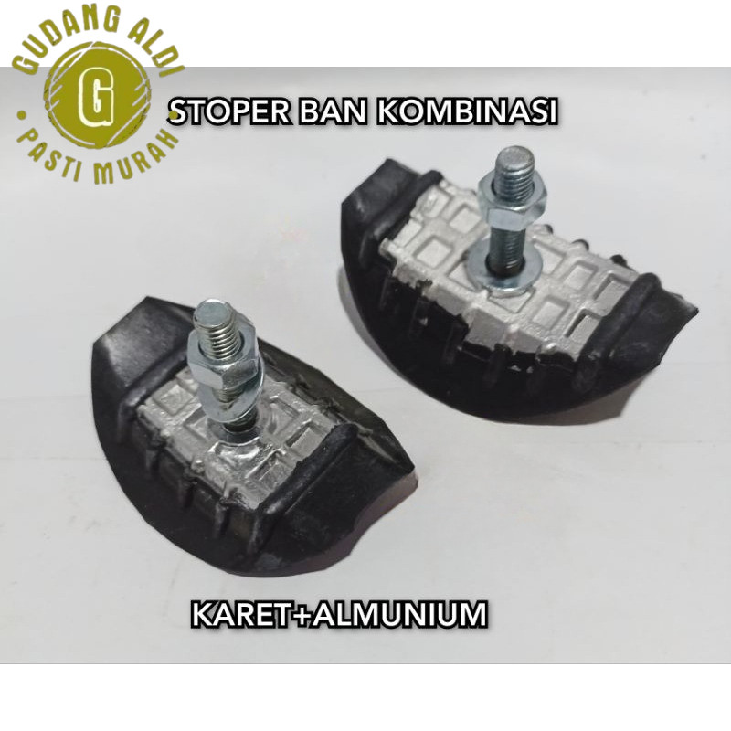 Stoper Ban Trail 18-21 Kombinasi Karet & Aluminium | Pengunci Ban Anti Geser