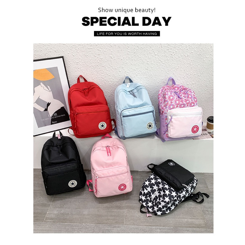 [FULLTAG] BAGPACK BACKPACK CONVERSE ALLSTAR BEST SELLER / RANSEL PRIA / RANSEL WANITA / RANSEL UNISE
