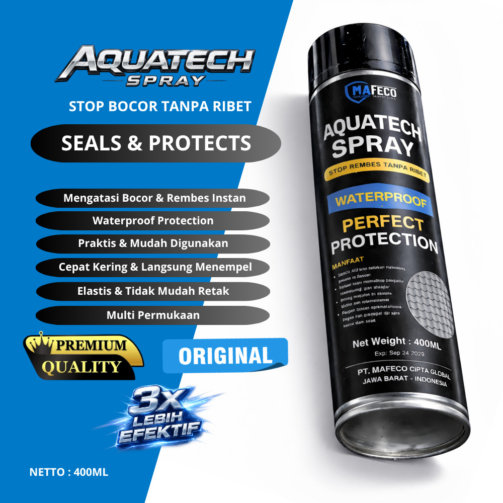 PROMO NWW AquaTech Spray  | aquatech spray seal and protect | spray anti bocor waterproof