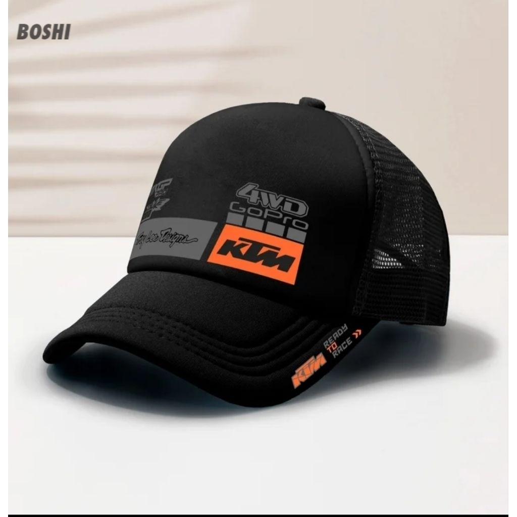 Topi Trucker KTM Racing Jaring Original 100%