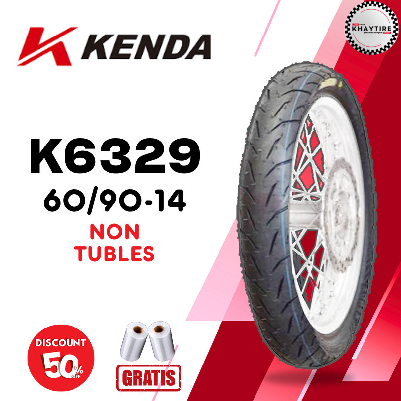 Ban Motor Matic KENDA K6329 60/90 Ring 14 Non Tubeless - Babylook