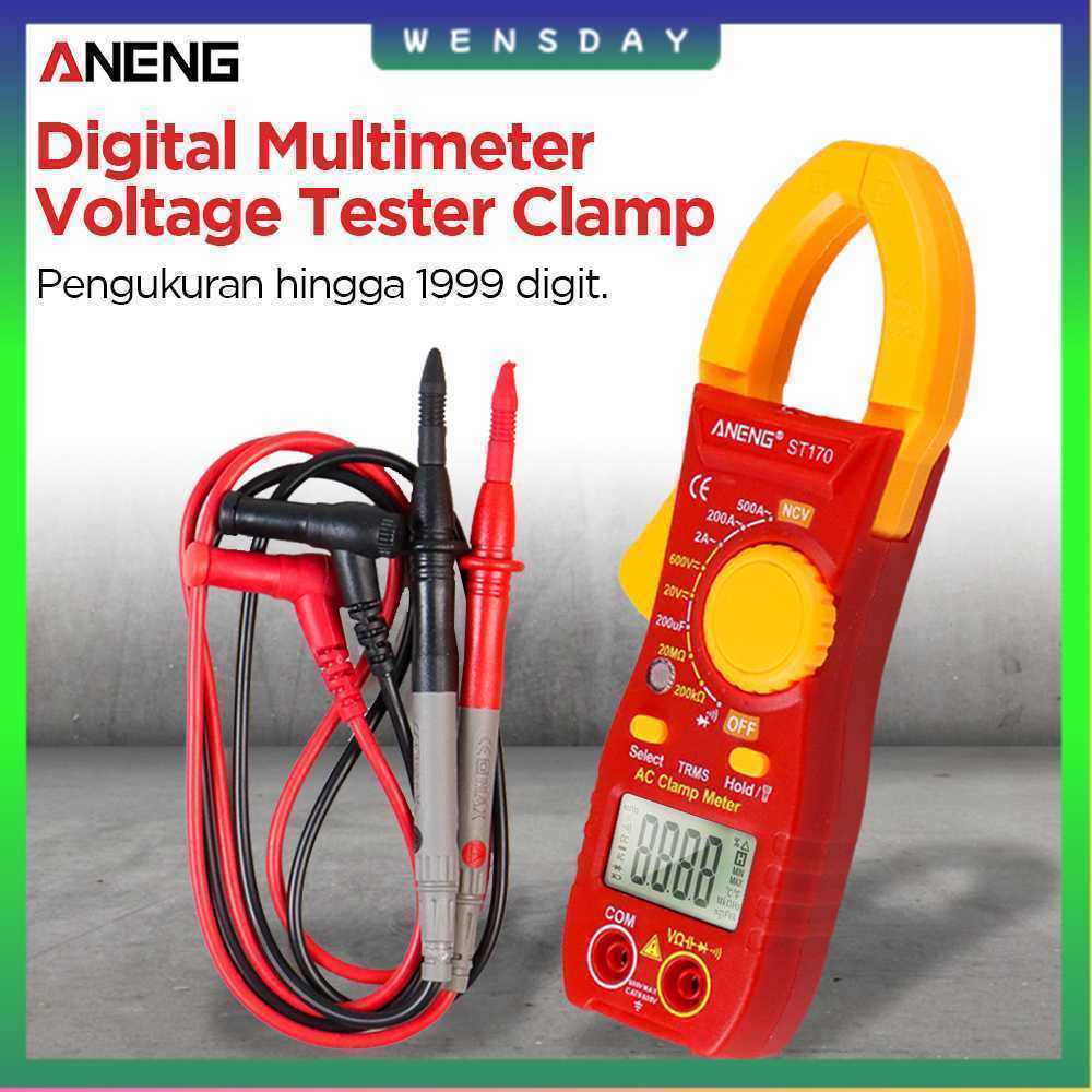 ANENG Digital Multimeter Tang Ampere Voltage NCV Tester Clamp - ST170