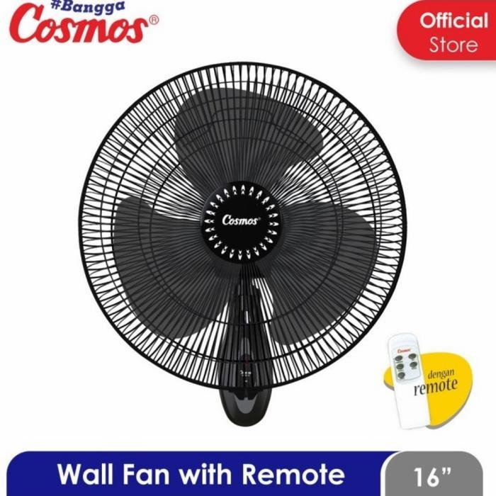 Kipas angin dinding COSMOS REMOTE WFCR - WFGR (HITAM)