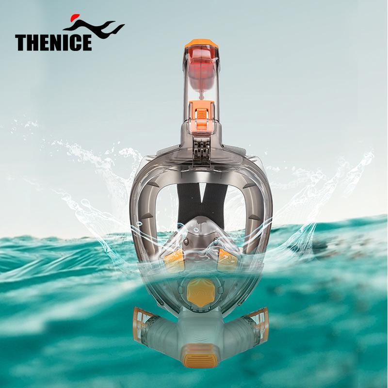 Alat Snorkling THENICE DS01 Snorkeling Diving Mask - Masker Snorkeling Full Face