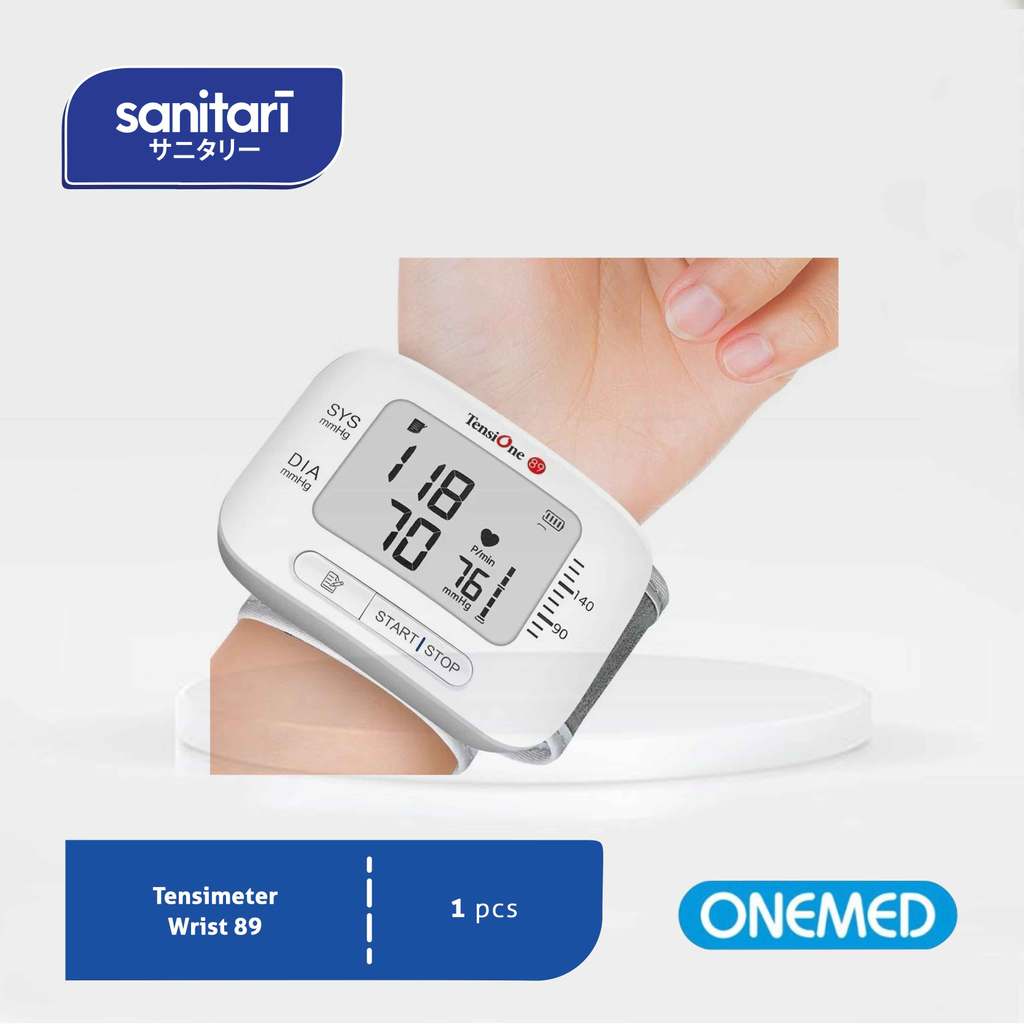 TensiOne 89 Wrist Tensimeter Digital Pergelangan Tangan Tensi Onemed Alat Ukur Tekanan Darah Onemed