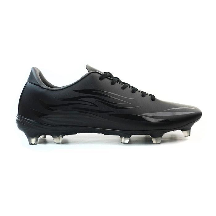 PROMO  Sepatu Sepak Bola Satset X AZAZIL DEMONIC FG Original Black Plain Boots sepatu bola Size 38-4