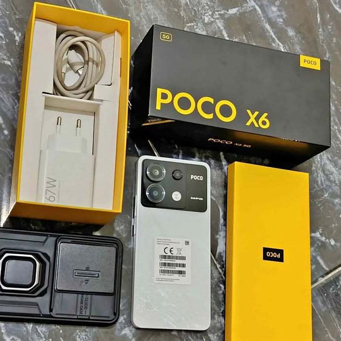 POCO X6 5G RAM 8/256GB – HP Gaming Ngebut Layar AMOLED, Baterai Awet