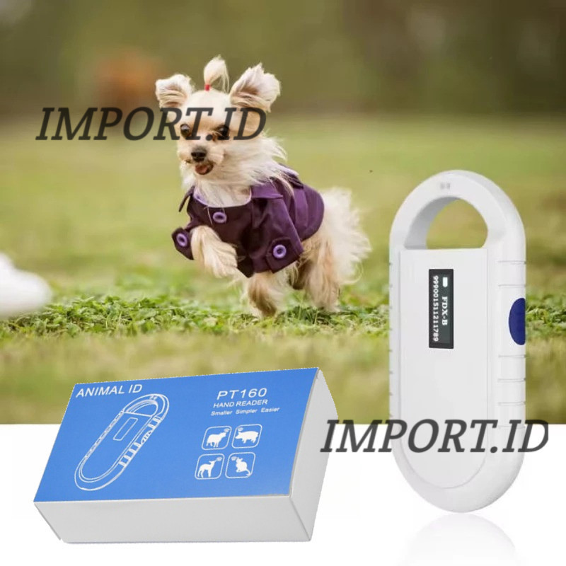 Pet Chip Reader Scanner Microchip Hewan Handheld Pembaca Microchip Untuk Anjing Kucing Rfid Animal M
