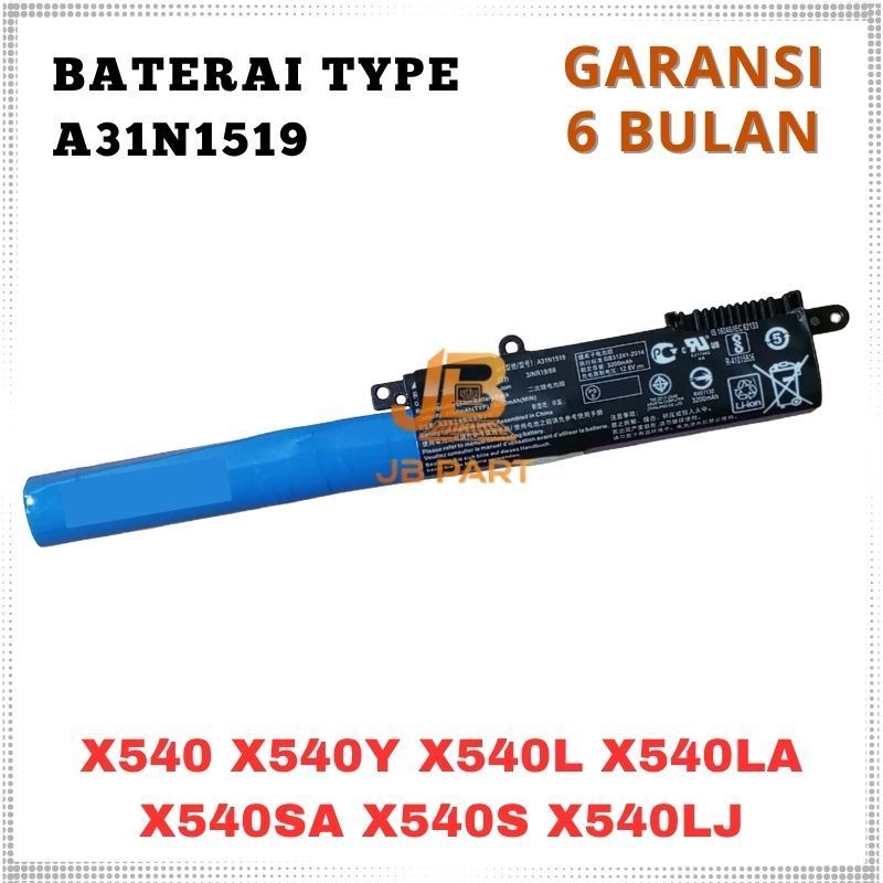 Baterai Asus X540 X540Y X540L X540LA X540SA X540S X540LJ -JBPART