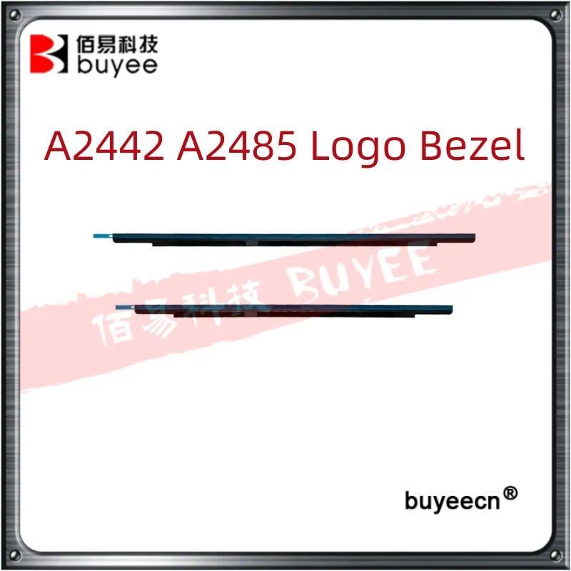 3pcs Original A2442 A248 Logo Bar For MacBook A2442 A2485 Baffle Trim Panel With Logo Strip A2442 A2