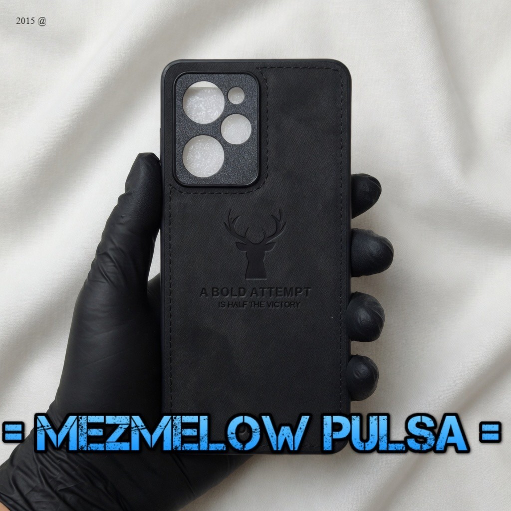 Hard Case Casing Bahan Kain Kanvas Leather Case XIAOMI POCO X5 PRO
