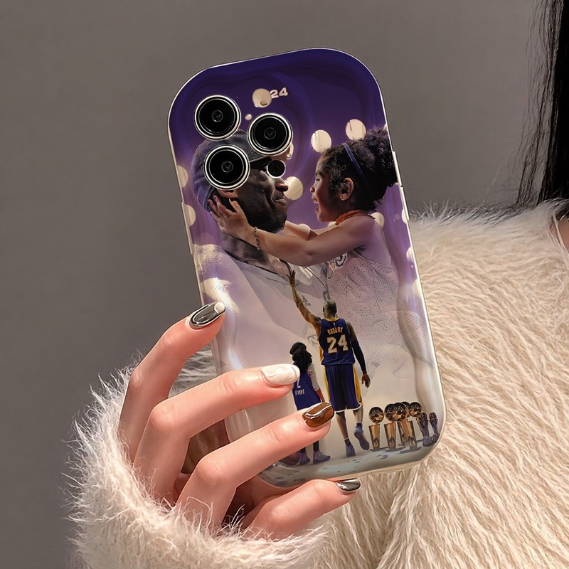 Casing Cocok Kematian Kobe Dan Gianna Bryant Untuk OPPO A38 A78 A15-17 A3S A9 A53-58 A7 A74 A36 F17 