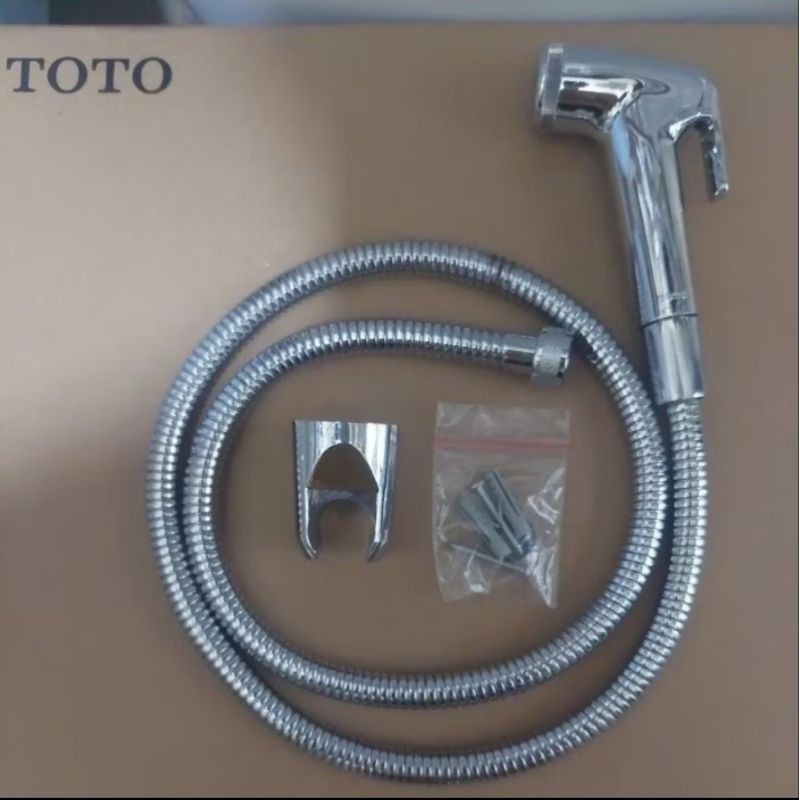 Jeth Shower Cebok TOTO - Shower Cebok TOTO - Crome Bekas Komplit Sett