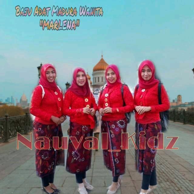 Baju Setellan Adat Madura Wanita Dewasa / Baju Marlena DEWASA Khas Madura - Marlena Dewasa, Size 8 /