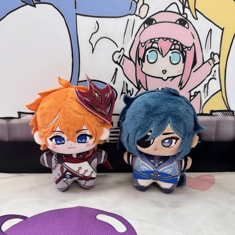 [PREORDER] Starfish doll Genshin Impact - Childe Kaeya Citalli Hu Tao plush keychain - Gantungan Bon