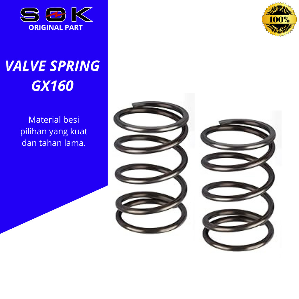 Per klep set GX160 valve spring set GX160 per klep in ex GX160 GX200