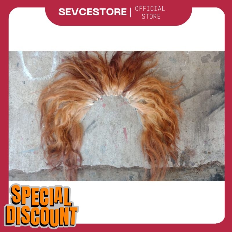 Bando Rambut Sapi/Acesoris Barongan/Rambut Barongan BR