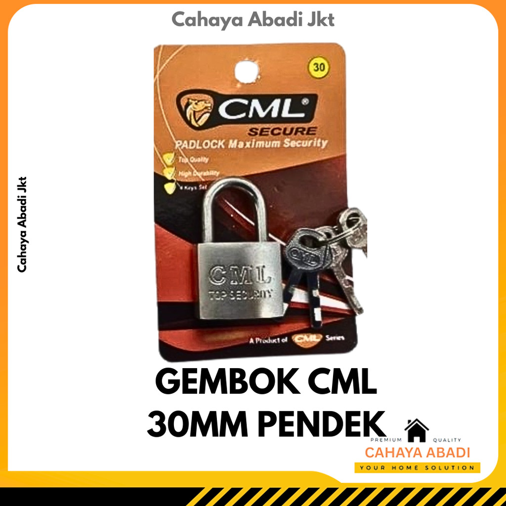 GEMBOK CML 30MM PENDEK