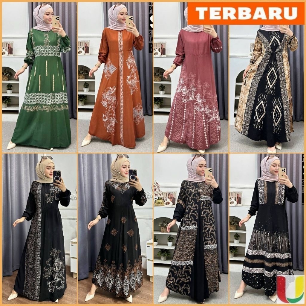 Batik Usman - TERBARU GAMIS RAYON PREMIUM | GAMIS TWILL ORI PEKALONGAN | GAMIS BUSUI JUMBO DASTER