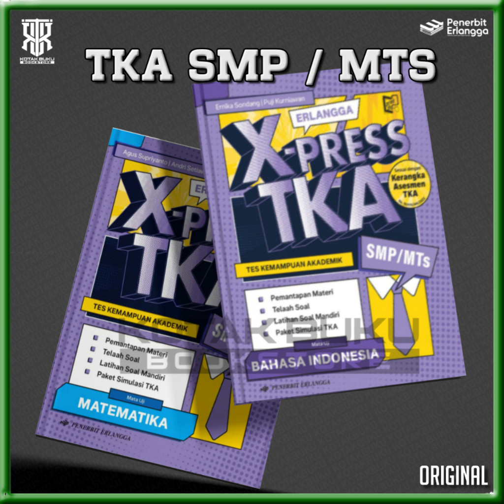 [ Erlangga ] Buku Xpress TKA SMP / MTS 2026 / TKA SMP 2026 / TKA SMP / Kurikulum Merdeka