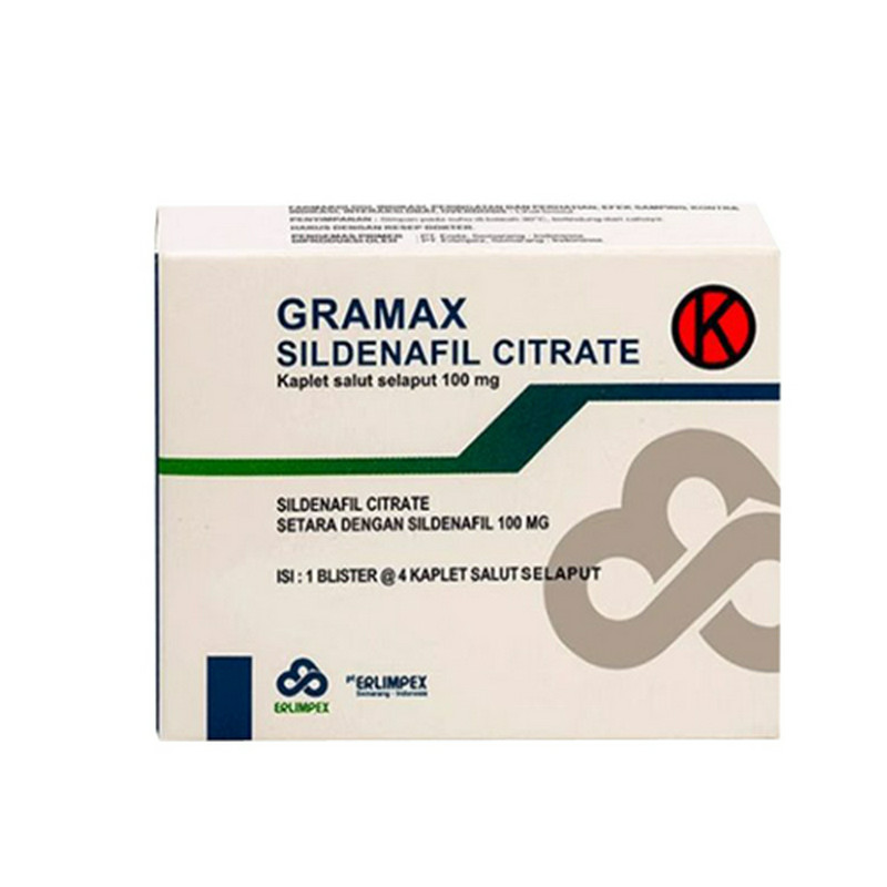 GRAMAX 100 MG 1 BLISTER @ 4 KAPLET SALUT SELAPUT
