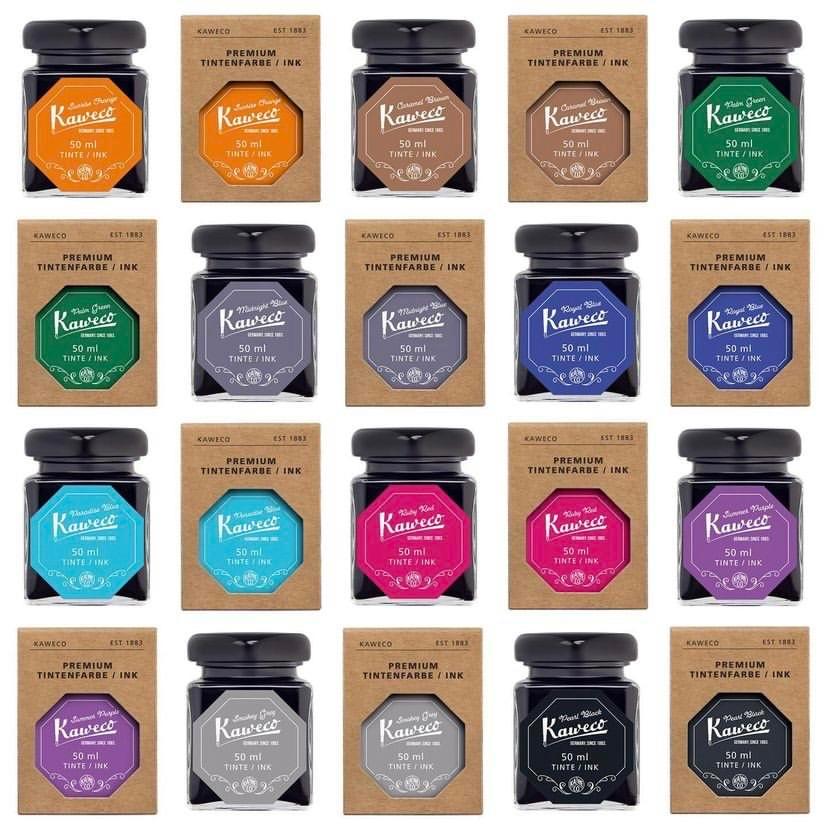 KAWECO Fountain Pen Ink Bottle 50ml / Tinta Pulpen Pena