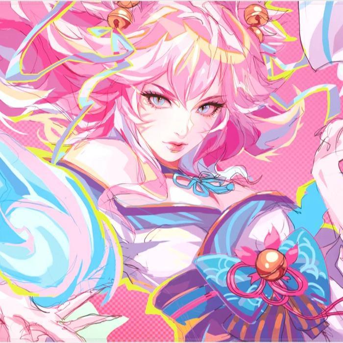 Riftbound League of Legends Spiritforged Spirit Blossom Playmat Teemo Darius Ahri - Ahri