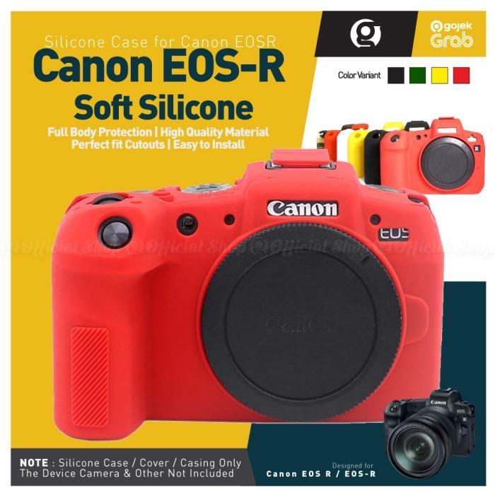 Silikon Case for Canon EOS-R (Casing Silicone Camera Silicon EOS R) - Red