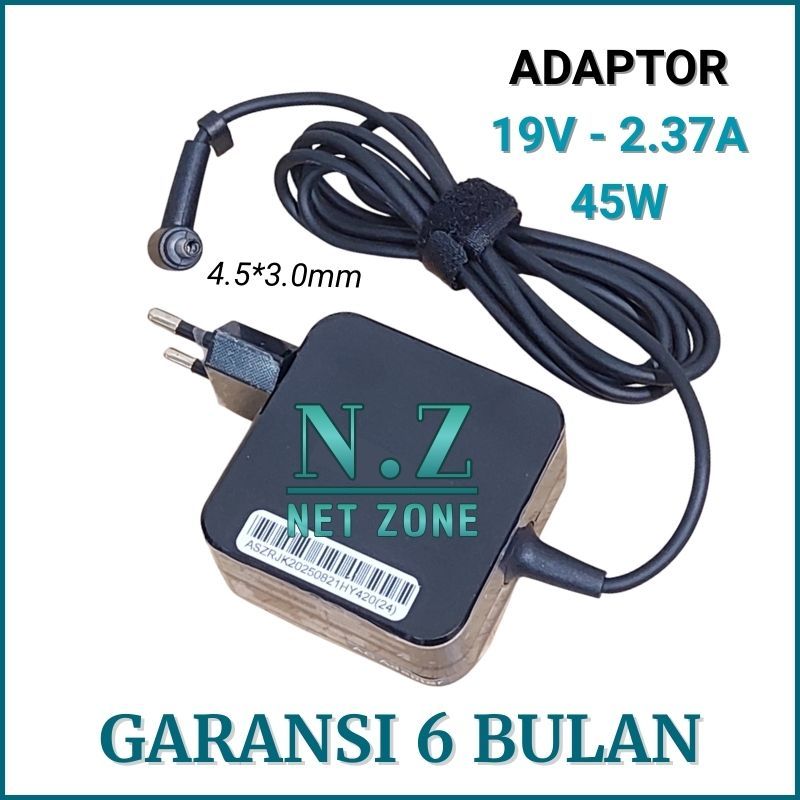 Charger Adaptor Asus VivoBook GO 14 E1404 E1404F E1404FA E1404FA-FHD321 - 19V 2.37A -NZONE
