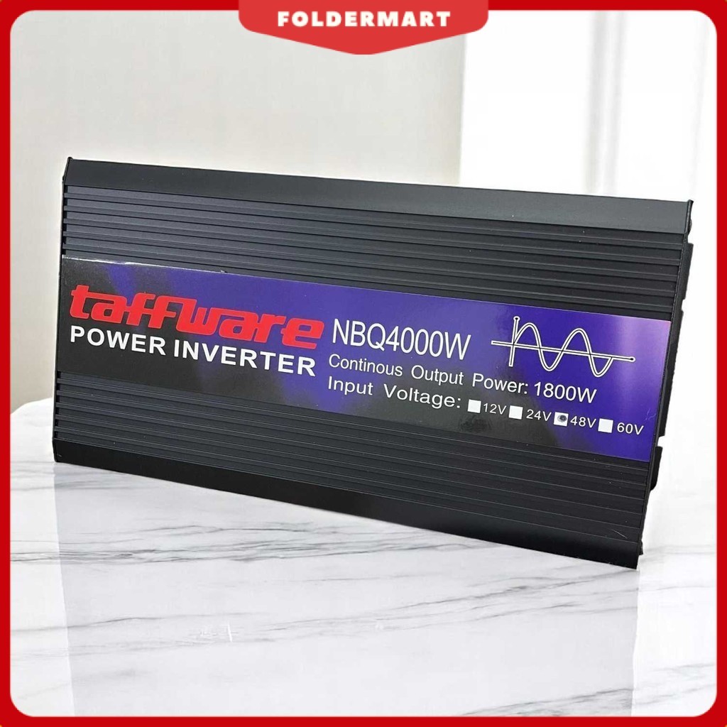 TAFFWARE Power Inverter Mobil Pure Sine Wave DC 48V to AC 220V 4000W - NBQ4000W