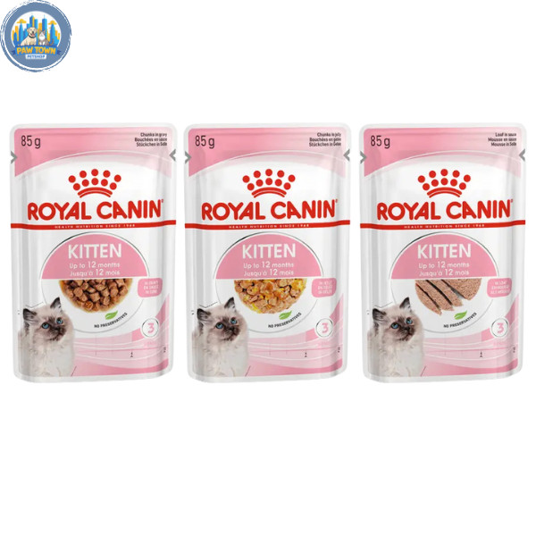 ROYAL CANIN KITTEN IN POUCH - MAKANAN BASAH ANAK KUCING - MAKANAN BASAH KUCING PER SACHET - ROYAL CA