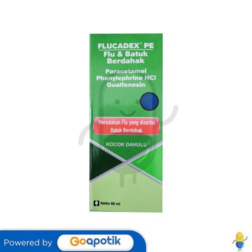 FLUCADEX PE FLU & BATUK BERDAHAK SIRUP 1 BOTOL @ 60 ML