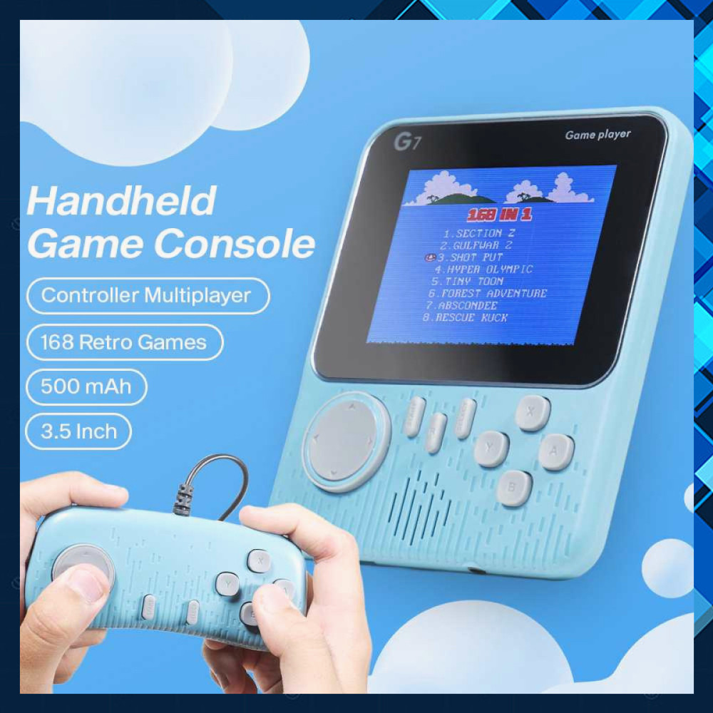 Handheld Console Gameboy 3.5 Inch 168 Game with Controller - G7
