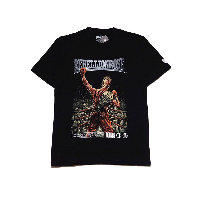 Tshirt REBELLION ROSE - MENANG Original