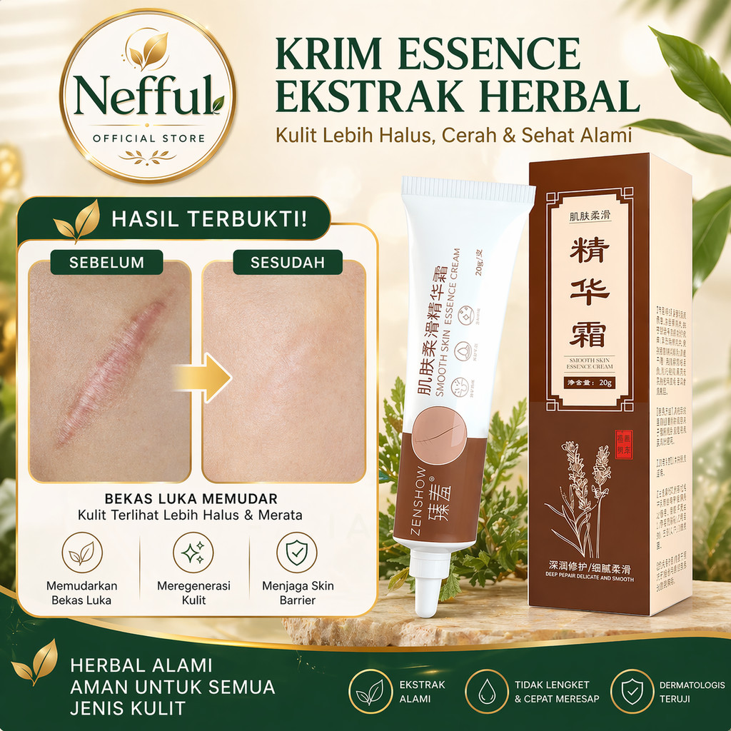 NEFFUL Krim Penghilang Bekas Luka Herbal –Menghilangkan bekas luka dengan cepat Penghilang Bekas Luk
