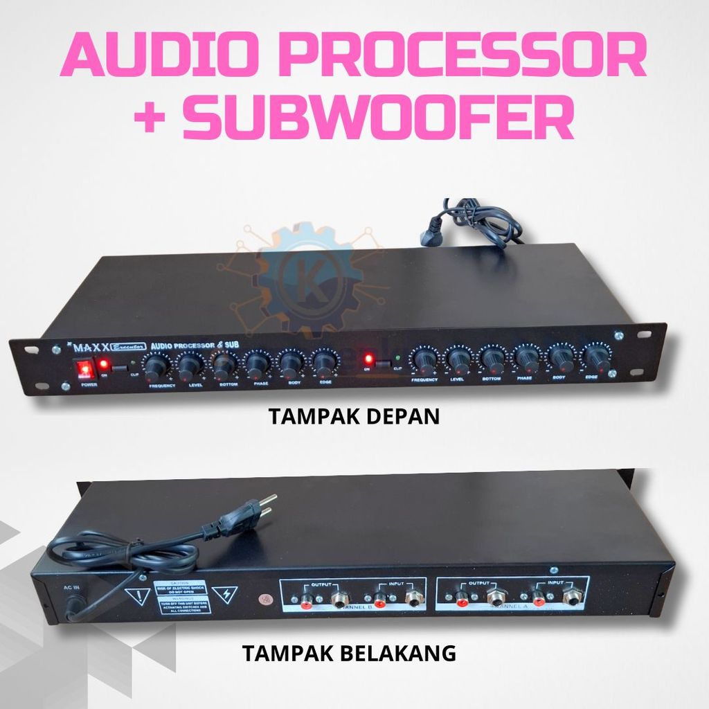 Audio Processor Sub Rakitan HRS Dengan Power Supply Internal 220V
