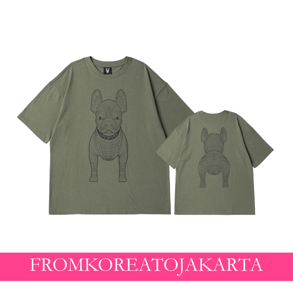 LFEWORK Big Radog Short Sleeve Tshirt - Khaki