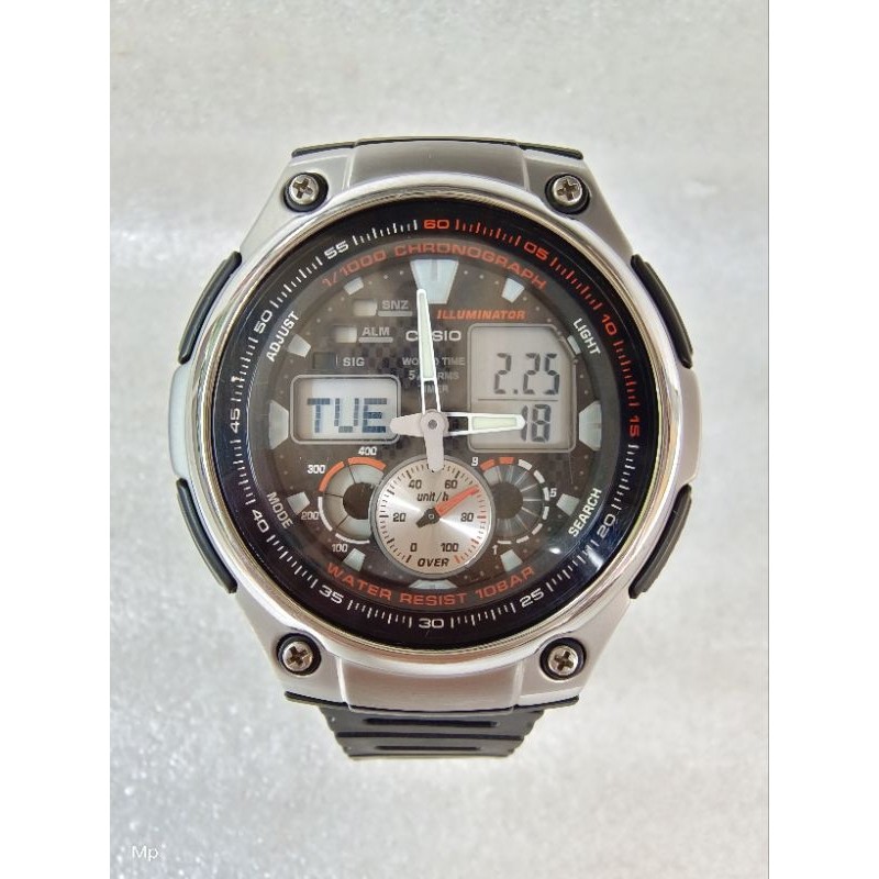 AP Jam Tangan Casio AQ 190 W AQ-190W AQ190W AQ-190-W Original Asli TERLARIS