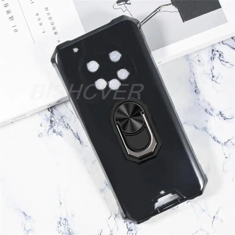 For OUKITEL WP5 WP13 WP15 WP17 WP6 WP7 WP8 Pro WP19 Case Back Finger Ring Soft TPU Silicone Case For