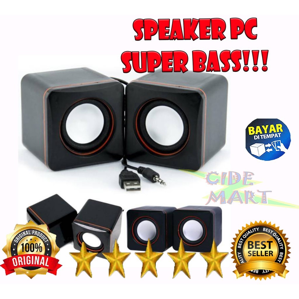 SPEAKER KOMPUTER PC / LAPTOP / NOTEBOOK / SPEAKER USB MINI MULTIMEDIA TERMURAH
