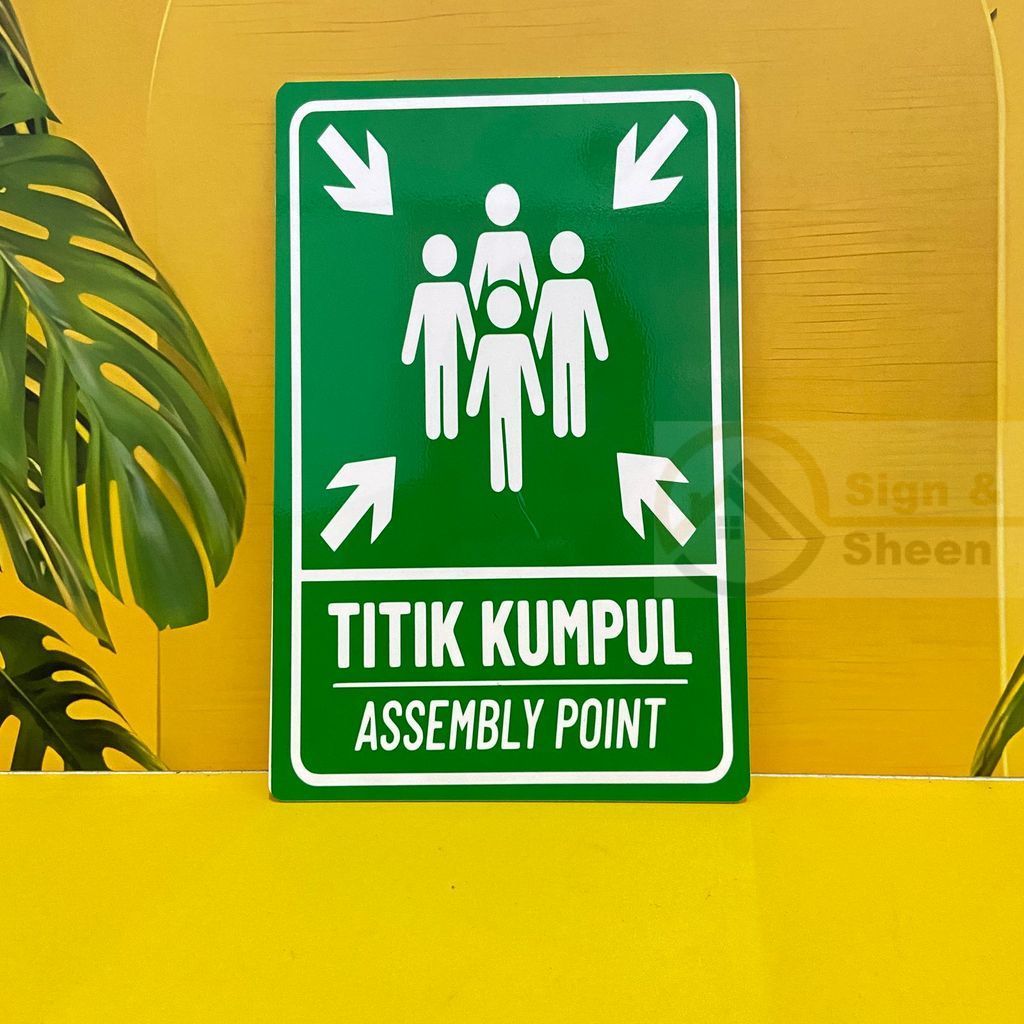 SS RAMBU TITIK KUMPUL SIGN AKRILIK // AKRILIK SIGN TITIK KUMPUL